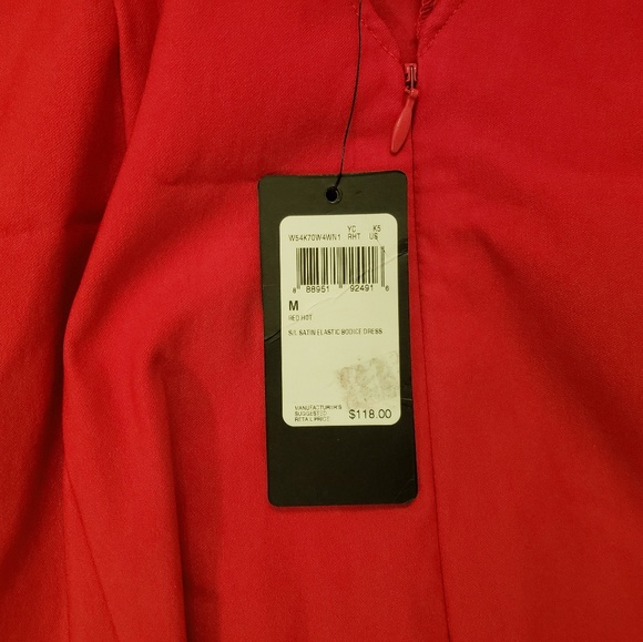 NWT Guess Red Bandage Dress with cutouts M - Picture 6 of 6